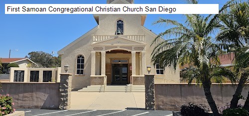 First Samoan Congregational Christian Church San Diego