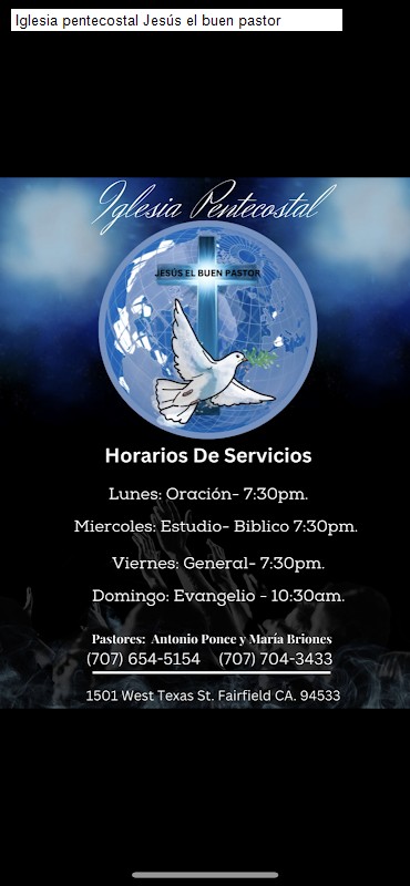 Iglesia pentecostal Jesús el buen pastor