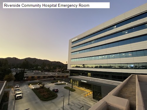 Riverside Community Hospital Emergency Room