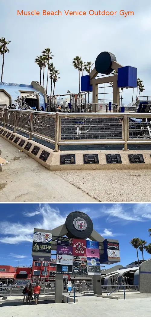 Muscle Beach Venice Outdoor Gym