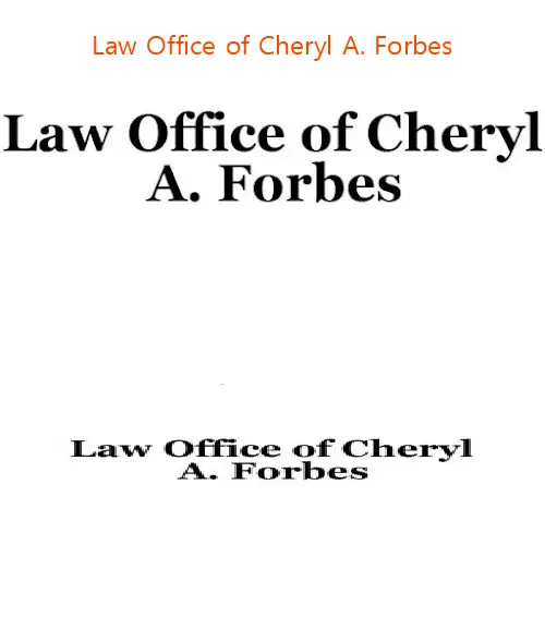 Law Office of Cheryl A. Forbes