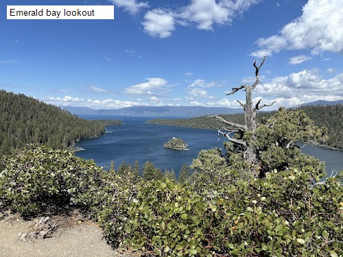 Emerald bay lookout