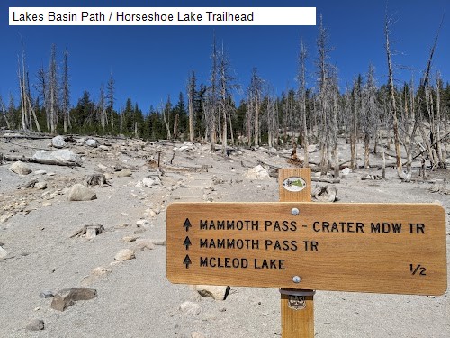 Lakes Basin Path / Horseshoe Lake Trailhead
