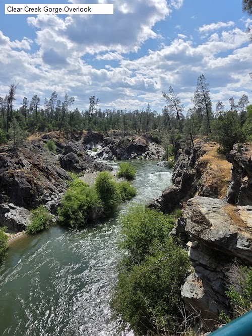 Clear Creek Gorge Overlook